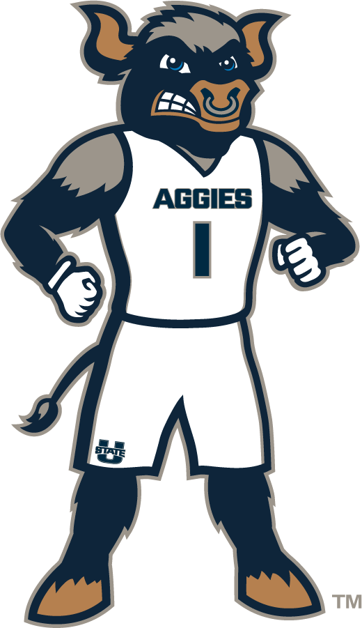 Utah State Aggies 2018-2019 Mascot Logo v2 diy iron on heat transfer
